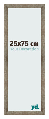 Bilderrahmen 25x75 cm Metall Vintage MDF Bologna Vorne Messe | Yourdecoration.at