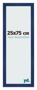 Bilderrahmen 25x75cm Dunkelblau Gewischt MDF Bologna Vorne Messe | Yourdecoration.at