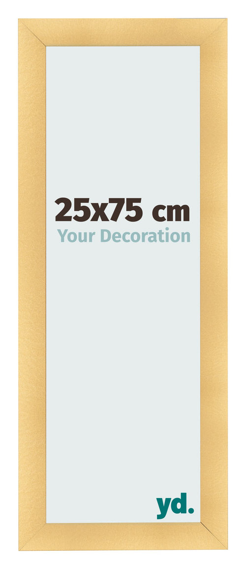 Bilderrahmen 25x75cm Gold Vintage MDF Pisa Vorne Messe | Yourdecoration.at