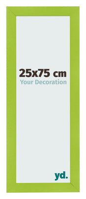 Bilderrahmen 25x75cm Grün MDF Pisa Vorne Messe | Yourdecoration.at