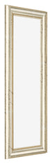 Bilderrahmen 25x75cm Metallglanz MDF Lazio Vorne Schrag | Yourdecoration.at
