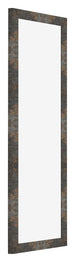 Bilderrahmen 25x75cm Oxidiertes Metall MDF Bologna Vorne Schrag | Yourdecoration.at