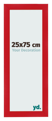 Bilderrahmen 25x75cm Rot MDF Pisa Vorne Messe | Yourdecoration.at