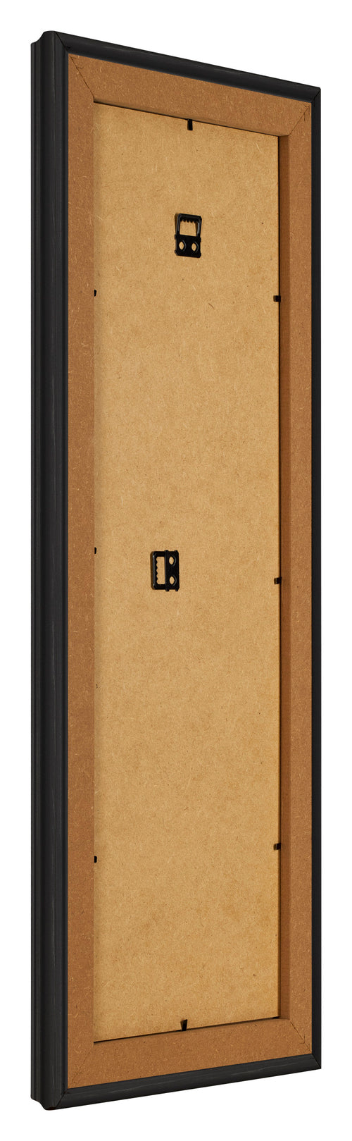 Bilderrahmen 25x75cm Schwarz Gemasert MDF Lazio Ruckseite Schrag | Yourdecoration.at