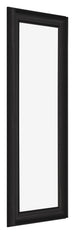 Bilderrahmen 25x75cm Schwarz Gemasert MDF Lazio Vorne Schrag | Yourdecoration.at