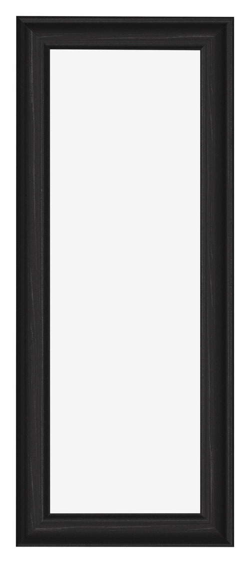 Bilderrahmen 25x75cm Schwarz Gemasert MDF Lazio Vorne | Yourdecoration.at