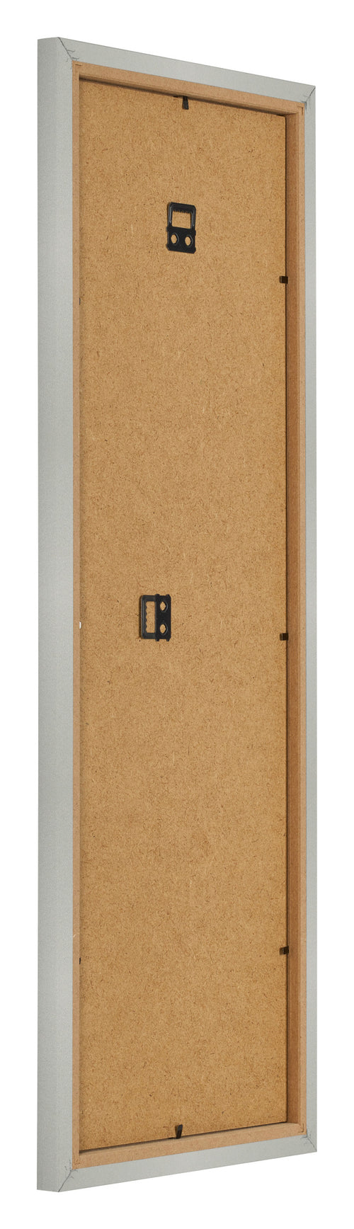 Bilderrahmen 25x75cm Silber Matt MDF Bologna Ruckseite Schrag | Yourdecoration.at