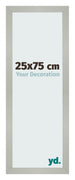 Bilderrahmen 25x75cm Silber Matt MDF Bologna Vorne Messe | Yourdecoration.at