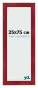 Bilderrahmen 25x75cm Weinrot Gewischt MDF Pisa Vorne Messe | Yourdecoration.at