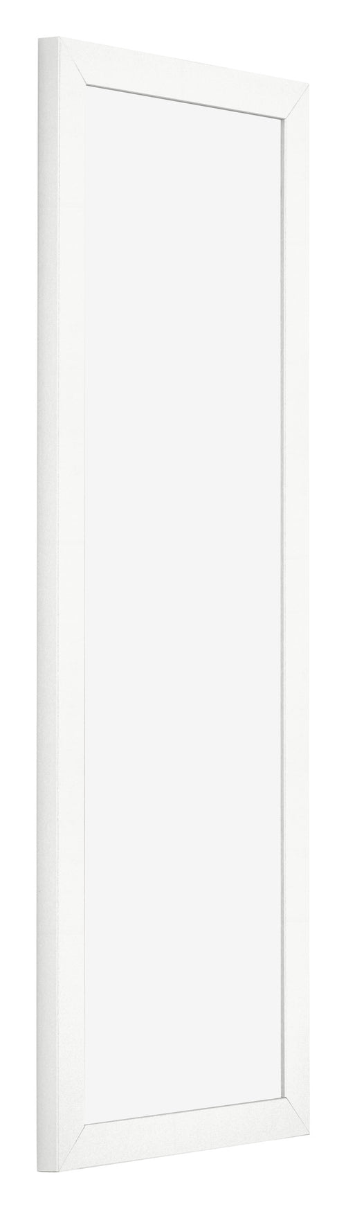 Bilderrahmen 25x75cm Weiss Hochglanz MDF Bologna Vorne Schrag | Yourdecoration.at