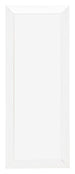 Bilderrahmen 25x75cm Weiß Vintage MDF Pisa Vorne | Yourdecoration.at