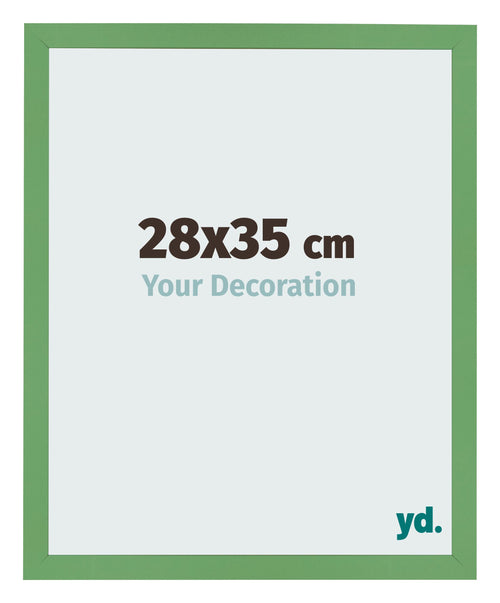 Bilderrahmen 28x35 cm Grun MDF Bologna Vorne Messe | Yourdecoration.at