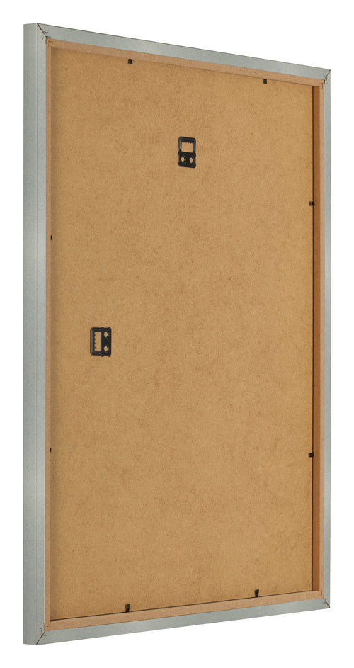 Bilderrahmen 28x35cm Aluminium Gebürstet MDF Bologna Ruckseite Schrag | Yourdecoration.at
