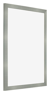 Bilderrahmen 28x35cm Aluminium Gebürstet MDF Bologna Vorne Schrag | Yourdecoration.at