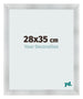 Bilderrahmen 28x35cm Aluminium Gebürstet MDF Pisa Vorne Messe | Yourdecoration.at