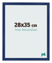 Bilderrahmen 28x35cm Dunkelblau Gewischt MDF Bologna Vorne Messe | Yourdecoration.at