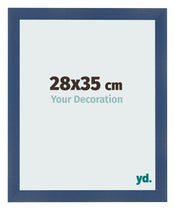 Bilderrahmen 28x35cm Dunkelblau Gewischt MDF Pisa Vorne Messe | Yourdecoration.at