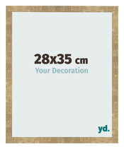 Bilderrahmen 28x35cm Gold Antik MDF Bologna Vorne Messe | Yourdecoration.at