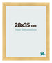 Bilderrahmen 28x35cm Gold Vintage MDF Pisa Vorne Messe | Yourdecoration.at