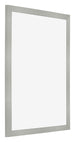 Bilderrahmen 28x35cm Silber Matt MDF Bologna Vorne Schrag | Yourdecoration.at