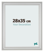 Bilderrahmen 28x35cm Silber Matt MDF Lazio Vorne Messe | Yourdecoration.at