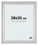 Bilderrahmen 28x35cm Silber Matt MDF Lazio Vorne Messe | Yourdecoration.at