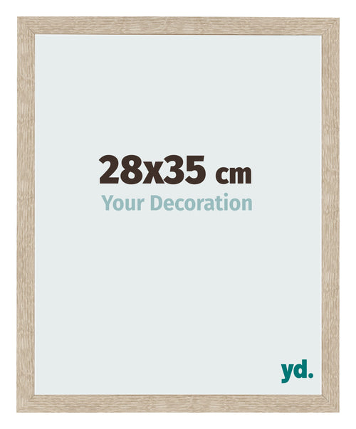 Bilderrahmen 28x35cm Sonoma Eiche MDF Bologna Vorne Messe | Yourdecoration.at
