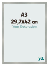 Bilderrahmen 29 7x42cm A3 Aluminium Gebürstet MDF Bologna Vorne Messe | Yourdecoration.at