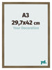 Bilderrahmen 29 7x42cm A3 Bronze Dekor MDF Bologna Vorne Messe | Yourdecoration.at