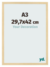 Bilderrahmen 29 7x42cm A3 Buche Dekor MDF Bologna Vorne Messe | Yourdecoration.at