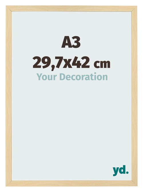 Bilderrahmen 29 7x42cm A3 Buche Dekor MDF Bologna Vorne Messe | Yourdecoration.at