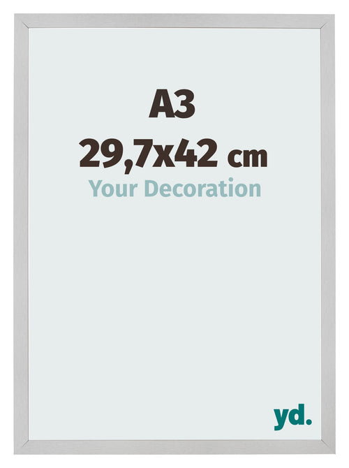 Bilderrahmen 29 7x42cm A3 Edelstahl MDF Bologna Vorne Messe | Yourdecoration.at