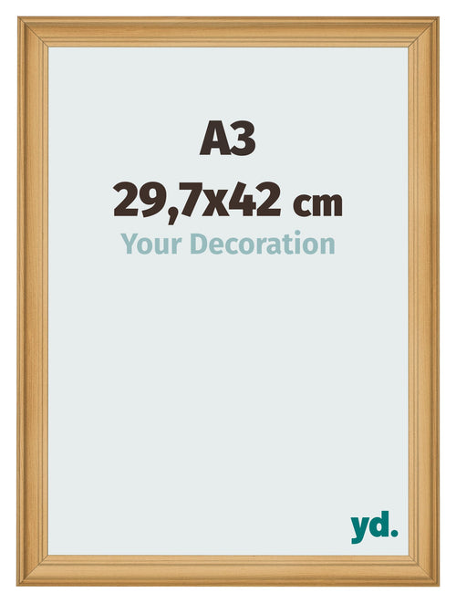 Bilderrahmen 29 7x42cm A3 Kiefer Gemasert MDF Lazio Vorne Messe | Yourdecoration.at