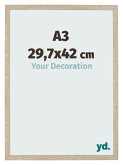 Bilderrahmen 29 7x42cm A3 Sonoma Eiche MDF Bologna Vorne Messe | Yourdecoration.at
