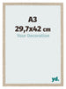Bilderrahmen 29 7x42cm A3 Sonoma Eiche MDF Bologna Vorne Messe | Yourdecoration.at
