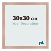 Bilderrahmen 30x30 cm Altrosa MDF Bologna Vorne Messe | Yourdecoration.at