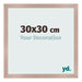 Bilderrahmen 30x30 cm Altrosa MDF Bologna Vorne Messe | Yourdecoration.at