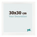 Bilderrahmen 30x30 cm Weiss Hochglanz MDF Bologna Vorne Messe | Yourdecoration.at