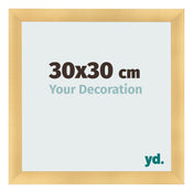 Bilderrahmen 30x30cm Gold Vintage MDF Pisa Vorne Messe | Yourdecoration.at