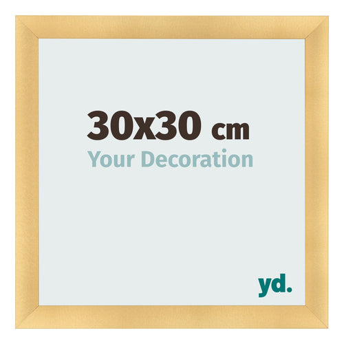 Bilderrahmen 30x30cm Gold Vintage MDF Pisa Vorne Messe | Yourdecoration.at