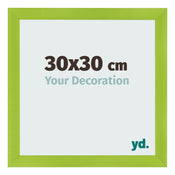 Bilderrahmen 30x30cm Grün MDF Pisa Vorne Messe | Yourdecoration.at