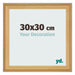 Bilderrahmen 30x30cm Kiefer Gemasert MDF Lazio Vorne Messe | Yourdecoration.at