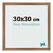 Bilderrahmen 30x30cm Kupfer Dekor MDF Bologna Vorne Messe | Yourdecoration.at