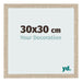 Bilderrahmen 30x30cm Sonoma Eiche MDF Bologna Vorne Messe | Yourdecoration.at
