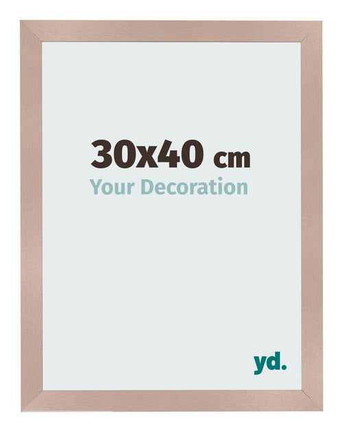 Bilderrahmen 30x40 cm Altrosa MDF Bologna Vorne Messe | Yourdecoration.at