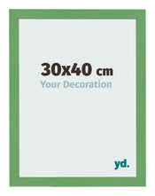 Bilderrahmen 30x40 cm Grun MDF Bologna Vorne Messe | Yourdecoration.at