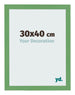 Bilderrahmen 30x40 cm Grun MDF Bologna Vorne Messe | Yourdecoration.at