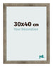 Bilderrahmen 30x40 cm Metall Vintage MDF Bologna Vorne Messe | Yourdecoration.at