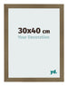 Bilderrahmen 30x40cm Bronze Dekor MDF Bologna Vorne Messe | Yourdecoration.at