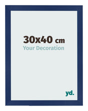 Bilderrahmen 30x40cm Dunkelblau Gewischt MDF Bologna Vorne Messe | Yourdecoration.at